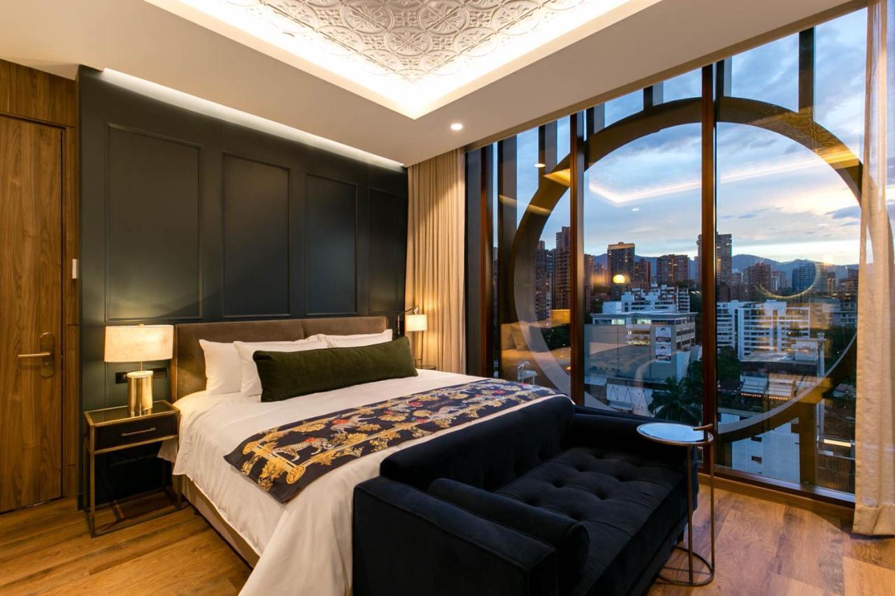 Hotel Marquee Medellín Zewnętrze zdjęcie A bedroom at the hotel
