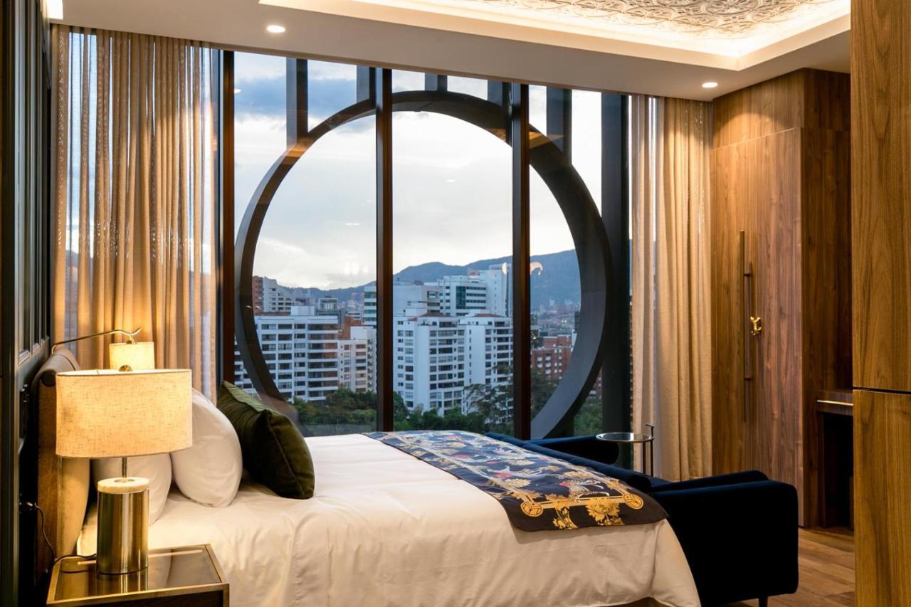 Hotel Marquee Medellín Zewnętrze zdjęcie A bedroom at the hotel