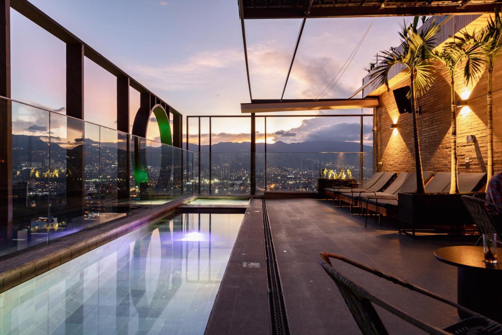 Hotel Marquee Medellín Zewnętrze zdjęcie The Sky Bar